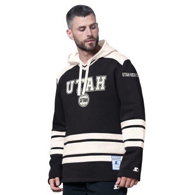 Utah Mammoth Starter Black Slapshot Fashion Hoodie