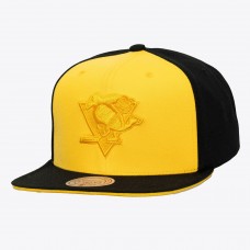 Бейсболка Pittsburgh Penguins Mitchell & Ness Gold/Black Color Pop Бейсболка Pittsburgh Penguins Mitchell & Ness Gold/Black Color Pop