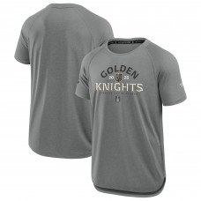 Футболка Vegas Golden Knights Fanatics Heather Gray 2025 Stanley Cup Playoffs Authentic Pro Rink Performance