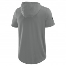 Футболка с капюшоном Vegas Golden Knights Fanatics Gray 2025 Stanley Cup Playoffs Authentic Pro Road Performance