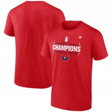 Washington Capitals Fanatics Red 2025 Metropolitan Division Champions T-Shirt