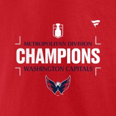 Washington Capitals Fanatics Red 2025 Metropolitan Division Champions T-Shirt