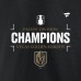 Футболка Vegas Golden Knights Fanatics Black 2025 Pacific Division Champions
