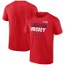 Футболка Washington Capitals Fanatics Red 2025 Stanley Cup Playoffs Breakout