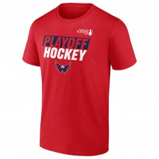 Футболка Washington Capitals Fanatics Red 2025 Stanley Cup Playoffs Breakout
