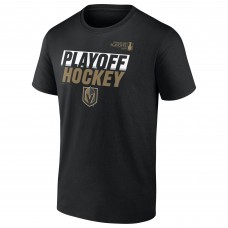 Vegas Golden Knights Fanatics Black 2025 Stanley Cup Playoffs Breakout T-Shirt
