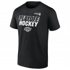 Los Angeles Kings Fanatics Black 2025 Stanley Cup Playoffs Breakout T-Shirt