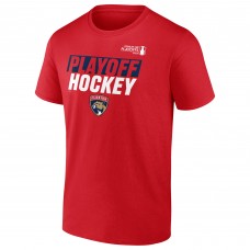 Florida Panthers Fanatics Red 2025 Stanley Cup Playoffs Breakout T-Shirt