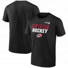 Carolina Hurricanes Fanatics Black 2025 Stanley Cup Playoffs Breakout T-Shirt