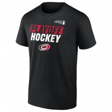 Carolina Hurricanes Fanatics Black 2025 Stanley Cup Playoffs Breakout T-Shirt