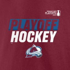 Colorado Avalanche Fanatics Burgundy 2025 Stanley Cup Playoffs Breakout T-Shirt