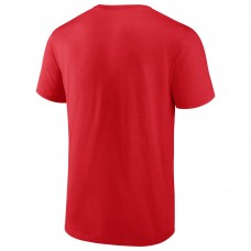 New Jersey Devils Fanatics Red 2025 Stanley Cup Playoffs Breakout T-Shirt