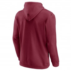 Colorado Avalanche Fanatics Burgundy 2025 Stanley Cup Playoffs Breakout Fleece Pullover Hoodie