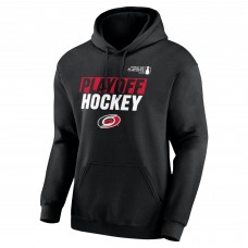 Carolina Hurricanes Fanatics Black 2025 Stanley Cup Playoffs Breakout Fleece Pullover Hoodie