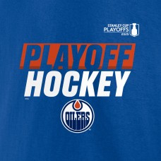Edmonton Oilers Fanatics Royal 2025 Stanley Cup Playoffs Breakout Fleece Pullover Hoodie