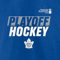 Toronto Maple Leafs Fanatics Blue 2025 Stanley Cup Playoffs Breakout Fleece Pullover Hoodie