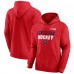 Толстовка Washington Capitals Fanatics Red 2025 Stanley Cup Playoffs Breakout Fleece