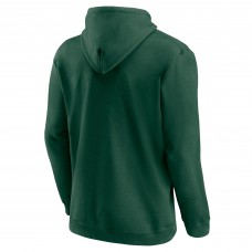 Minnesota Wild Fanatics Green 2025 Stanley Cup Playoffs Breakout Fleece Pullover Hoodie