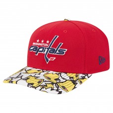 Бейсболка Washington Capitals New Era Red Mascot Visor 9SEVENTY