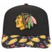 Бейсболка Chicago Blackhawks New Era Black Mascot Visor 9SEVENTY