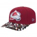 Бейсболка Colorado Avalanche New Era Burgundy Mascot Visor 9SEVENTY