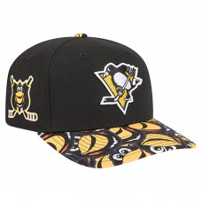 Бейсболка Pittsburgh Penguins New Era Black Mascot Visor 9SEVENTY