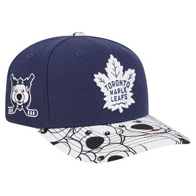 Бейсболка Toronto Maple Leafs New Era Blue Mascot Visor 9SEVENTY