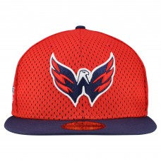 Бейсболка Washington Capitals New Era Red/Navy Mesh Crown Two-Tone 59FIFTY
