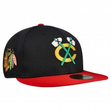 Бейсболка Chicago Blackhawks New Era Black/Red Mesh Crown Two-Tone 59FIFTY Бейсболка Chicago Blackhawks New Era Black/Red Mesh Crown Two-Tone 59FIFTY
