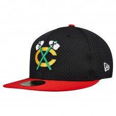 Бейсболка Chicago Blackhawks New Era Black/Red Mesh Crown Two-Tone 59FIFTY Бейсболка Chicago Blackhawks New Era Black/Red Mesh Crown Two-Tone 59FIFTY