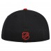 Бейсболка Chicago Blackhawks New Era Black/Red Mesh Crown Two-Tone 59FIFTY