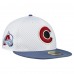 Бейсболка Colorado Avalanche New Era White/Navy Mesh Crown Two-Tone 59FIFTY
