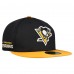 Бейсболка Pittsburgh Penguins New Era Black/Gold Mesh Crown Two-Tone 59FIFTY