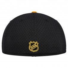 Бейсболка Pittsburgh Penguins New Era Black/Gold Mesh Crown Two-Tone 59FIFTY