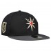 Бейсболка Vegas Golden Knights New Era Black/Gray Mesh Crown Two-Tone 59FIFTY