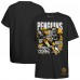 Футболка Подростковая Pittsburgh Penguins Sidney Crosby Mitchell & Ness Black Photo Reel Graphic