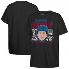 Футболка Подростковая Colorado Avalanche Nathan MacKinnon Mitchell & Ness Black Caricature