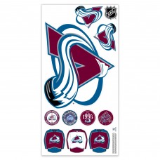 Colorado Avalanche Repositionable Team Logo Wall Decal Set