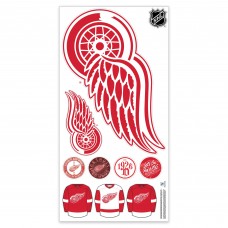 Detroit Red Wings Repositionable Team Logo Wall Decal Set Detroit Red Wings Repositionable Team Logo Wall Decal Set