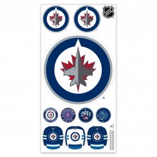 Winnipeg Jets Repositionable Team Logo Wall Decal Set