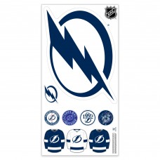 Tampa Bay Lightning Repositionable Team Logo Wall Decal Set