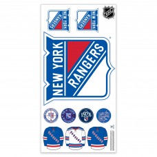 New York Rangers Repositionable Team Logo Wall Decal Set New York Rangers Repositionable Team Logo Wall Decal Set
