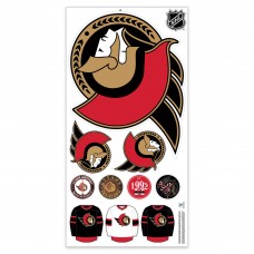 Ottawa Senators Repositionable Team Logo Wall Decal Set