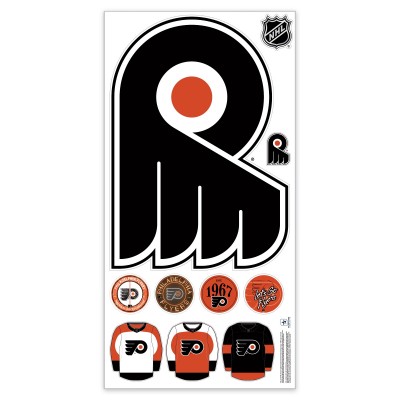 Philadelphia Flyers Repositionable Team Logo Wall Decal Set