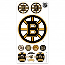 Boston Bruins Repositionable Team Logo Wall Decal Set