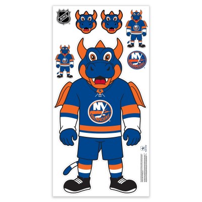 New York Islanders Mascot Repositionable Wall Decal Set