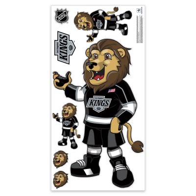Los Angeles Kings Mascot Repositionable Wall Decal Set