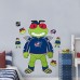 Columbus Blue Jackets Mascot Repositionable Wall Decal Set