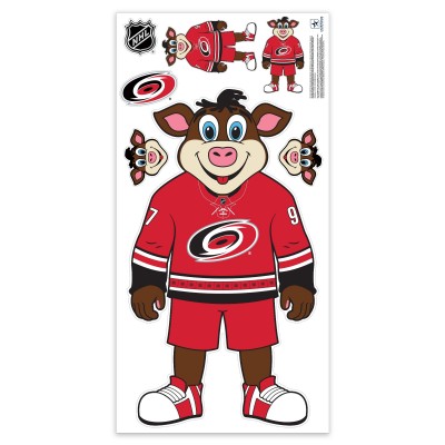 Carolina Hurricanes Mascot Repositionable Wall Decal Set