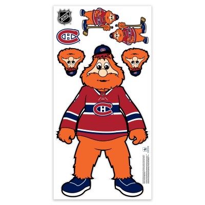 Montreal Canadiens Mascot Repositionable Wall Decal Set